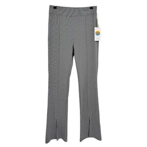 Vuori Lux Rib Split Bootcut Legging Pant in Heather Grey Size L